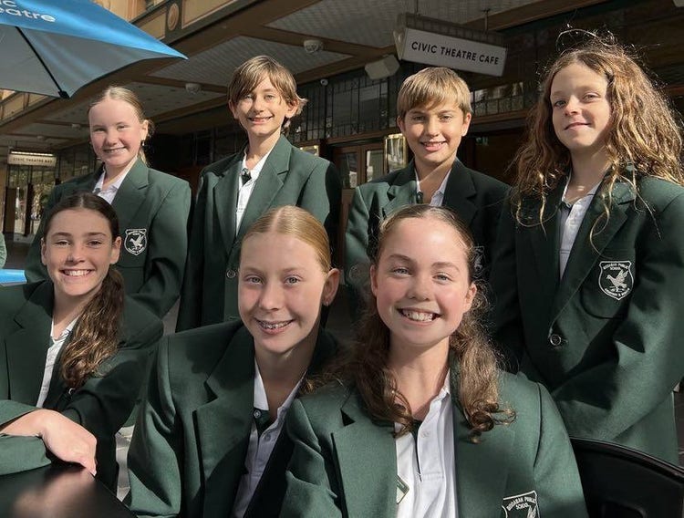 Seven of the school leader team